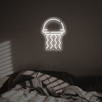 Brighten Your Space: Jellyfish LED Neon Sign for Vibrant Home Decor, Cool Office Ambiance, and Lively Bars or Parties