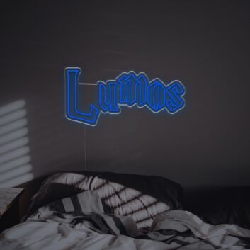 Brighten Up Your Space: Lumos LED Neon Sign - Perfect for Home Decor, Office Ambiance, and Celebratory Events