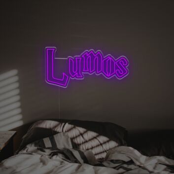 Brighten Up Your Space: Lumos LED Neon Sign - Perfect for Home Decor, Office Ambiance, and Celebratory Events