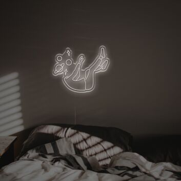 Space Head Floating Figure LED Neon Sign