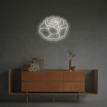 Rose Bloom LED Neon Sign