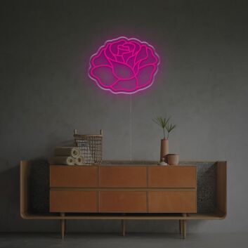 Brighten Up Any Room, Bar, or Wedding with the Enchanting Glow of Wonderful Rose LED Neon Sign.