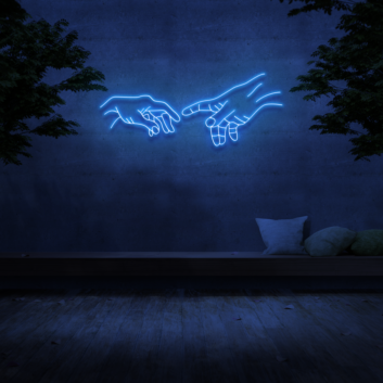 Hand Of God Neon Sign
