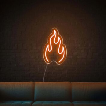 Fire LED neon sign