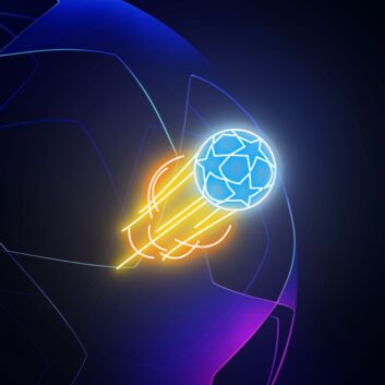 Brighten Up Game Nights and Celebrate Victories: Champions League Football Neon Sign - Perfect Football Match Decor LED Sign for Kid Room, Sports Bars, and Fan Gatherings.