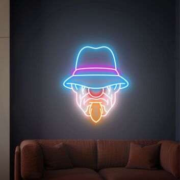 Brighten Up Your Celebrations and Spaces: Clown Neon Sign Halloween Gift Jocker Led Wall Sign - Perfect for Home Decor, Office Ambiance, Bars, and Festive Christmas Gifting Ideas.