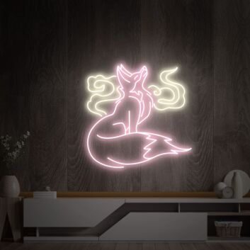 Brighten Your Space: Ideal for Home Decor, Office Ambiance, and Party Vibes with Fox Neon Sign Bedroom Led Neon Sign Neon Sign Wall Decor.