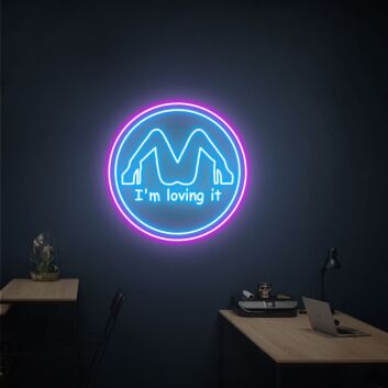 I’m Loving It Emblem LED Neon Sign