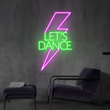 Brighten Your Bedroom, Office, or Party: Lets Dance Neon Sign Bedroom Led Neon Sign