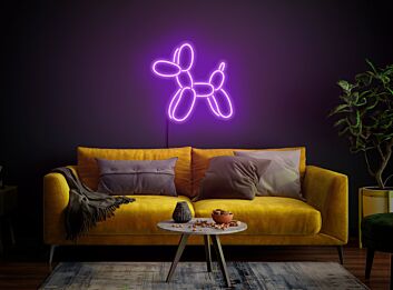 Brighten Up Your Space: From Kids' Rooms to Parties, Balloon Dog LED Sign Neon Sign Offers Unique Wall Art and Decor for A Festive Atmosphere