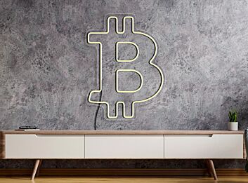Brighten Up Your Home, Office, or Store with the Vibrant Bitcoin Crypto Neon Sign Bitcoin Light Decor.