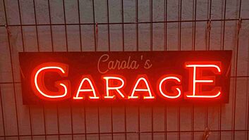 Rev up your Man Cave, Dad&#039;s Garage, or Next Big Party with Custom Garage Neon Sign - The Ultimate Garage Decor for Men
