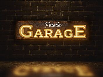 Rev up your Man Cave, Dad's Garage, or Next Big Party with Custom Garage Neon Sign - The Ultimate Garage Decor for Men