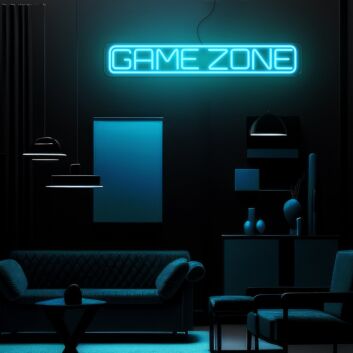 Brighten Your Gaming Room or Add a Cool Vibe to Parties with the Game Zone Neon Sign Gaming Light Up Sign.