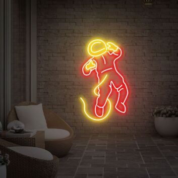 Brighten Your Space: Astronaut Spaceman Art Neon Decor - Perfect for Home Office, Gaming Rooms, or as a Unique Gift for Your Boyfriend