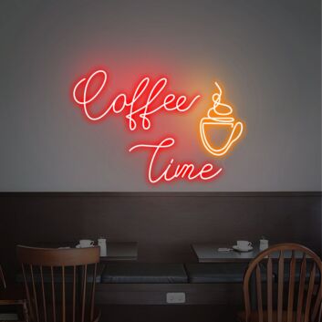 Brighten Your Cafe or Home Kitchen with the Coffee Shop Kitchen Wall Decor Led Neon Sign, Perfect for Bars and Parties Too!
