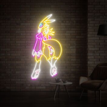 Brighten Your Anime Haven: Digimon Led Neon Sign for Home Decor, Office, and Party Wall Art.