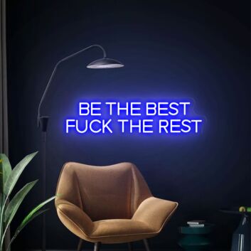 Boldly Elevate Your Space: &quot;Fuck The Rest&quot; LED Neon Sign for Home, Office, Bars, or Edgy Wedding Decorations.