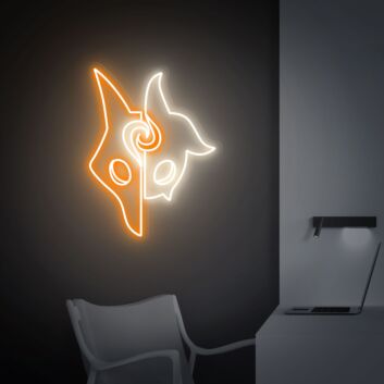 Enhance Your Gaming Haven or Party Ambiance with Kindred Led Neon Sign - Perfect for League Of Legends Fans and Artistic Home, Office, or Bar Decor.