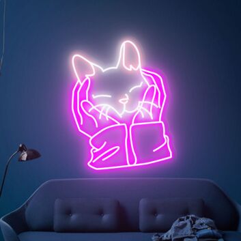Brighten Up Your Space with Pet Your Cat Led Neon Sign - Perfect for Home, Pet Shops, and Cat-Themed Parties!