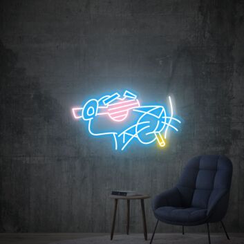 Brighten Up Your Gaming Oasis and Vibrant Parties with Pink Panther Led Neon Sign Decor