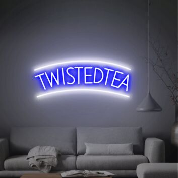 Brighten Your Space: Twisted Tea Led Neon Sign Custom Logo for Office, Bars, and Memorable Weddings Wall Art Decor.