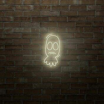 Sad Ghost LED Neon Sign