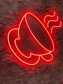 Elevate Your Café or Home Kitchen Ambiance with Coffee Shop LED Neon Sign Coffee Bar Decor for a Perfect Evening Hangout or Party.