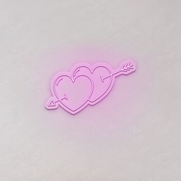 Heart Arrow LED Neon Sign