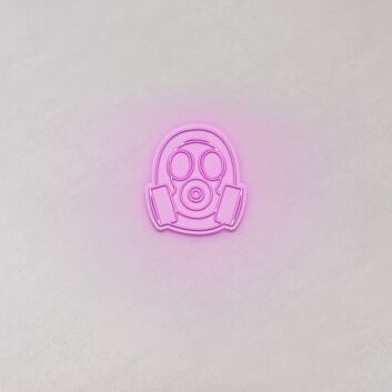 Gas Mask LED Neon Sign