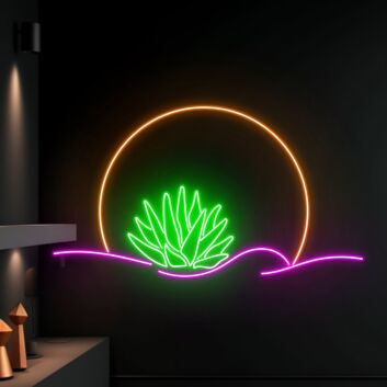 Brighten Up Your Coffee Bar, Club, and Home Gatherings with Desert Led Neon Sign Decor.