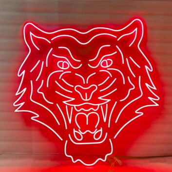 Tiger Head LED Neon Sign
