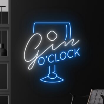 Brighten Your Bar, Restaurant, or Kitchen with the Gin Wine Neon LED Sign, Perfect for Sophisticated Ambiance and Celebrations.