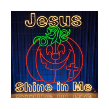 Brighten Your Holiday Season and Celebrate Faith with Jesus Shine In Me Led Neon Sign - Perfect for Christmas Decor, Office, and Worship Spaces.