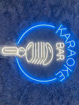 Elevate Your Entertainment Space - Perfect for Parties, Home Bars, and Podcast Studios with the Karaoke Bar Led Neon Sign Podcast Neon Led Light.