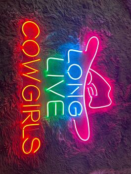 Long Live Cowgirl Led Neon Sign Texas Cowgirl Neon Led Sign