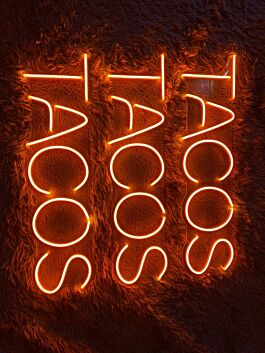 Mexican Tacos Restaurant Led Neon Sign Tacos Sign Restaurant Tacos Decor Bar Club Decor
