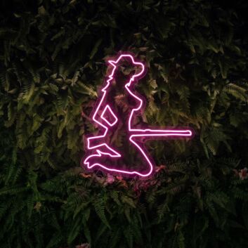 Naked Cowgirl With Gun Led Neon Sign Texas Cowgirl Neon Led Sign Light Bar Decor