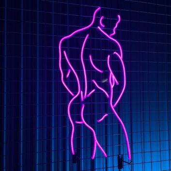 Naked Man Led Neon Sign Gay Body Club Neon Led Sign