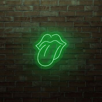 Pop Tongue LED Sign