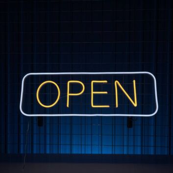 Open Led Neon Sign We Are Open Welcome Decor Led Sign