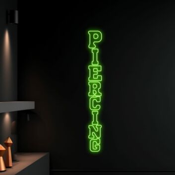 Piercing Led Neon Sign Text Sign Restaurant Decor Bar Club Decor