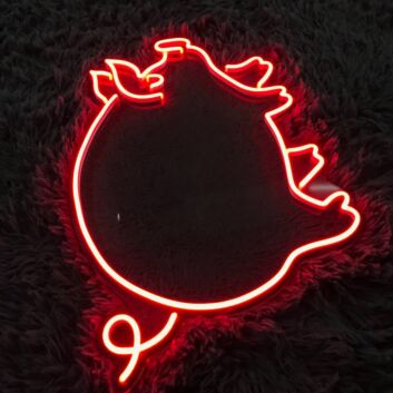 Pig Bbq Led Sign Custom Grill Bbq Neon Light Restaurant Bbq Decor