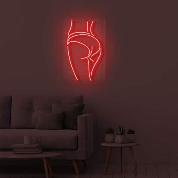 Peachy Bum LED Sign
