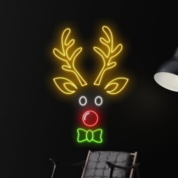 Reindeer Christmas Led Neon Sign Reindeer Christmas Led Sign