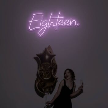 Eighteen LED Neon Sign