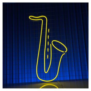 Saxophone Led Neon Sign Saxophone Led Sign Saxophone Neon Light Bar Club Decor
