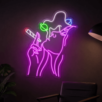 Sexy Girl Smoking Led Neon Sign Smoking Machine Led Sign Smoking Shop Neon Light