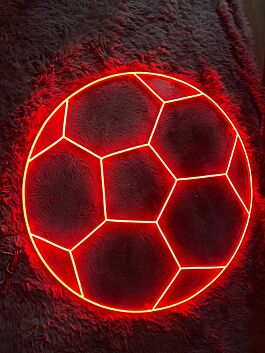 Soccer Ball Football Neon Light Christmas Decor Led Neon Sign