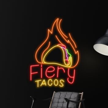 Tacos Led Sign Tacos Neon Light Custom Tacos Led Light Tacos Restaurant Decor